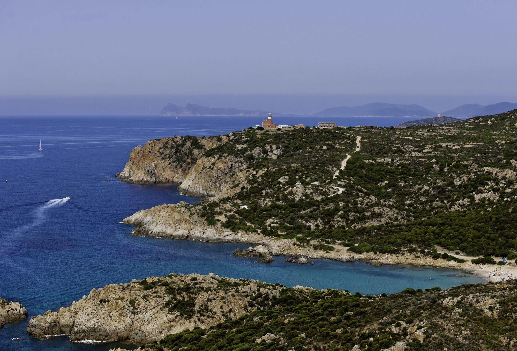 Faro Capo Spartivento Chia Exterior foto